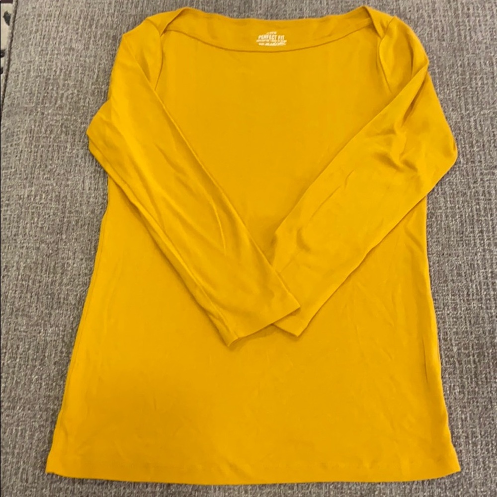 J. Crew “Perfect Fit” Boatneck Long Sleeve